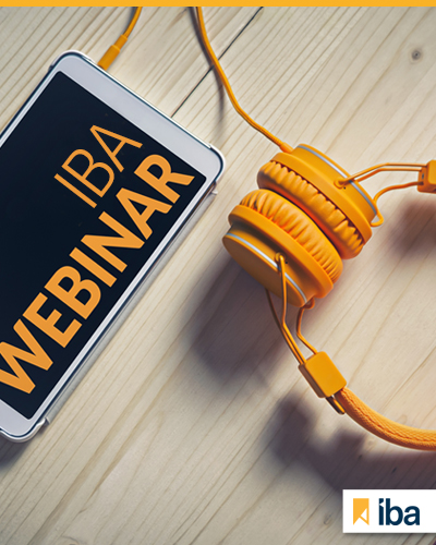 IBA Webinars Continue Without Slowing Down